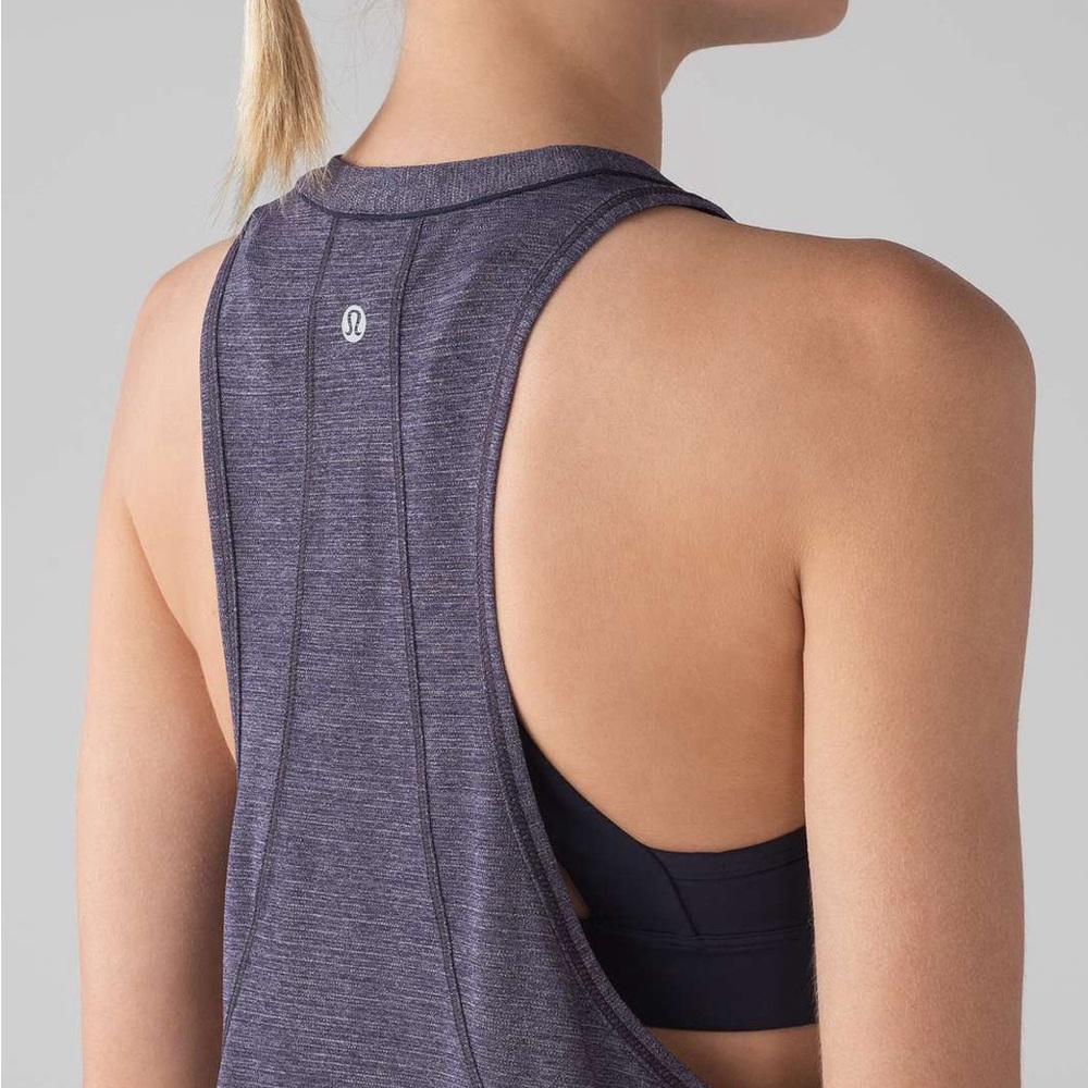 lululemon athletica Heathered Purple Tank Top
